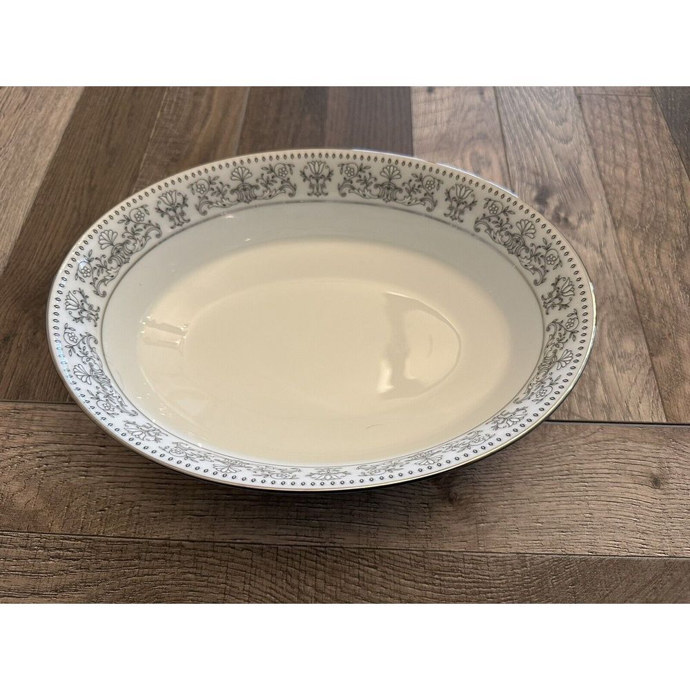 10" Oval Vegetable Bowl - Noritake‎ Eminence #6905 Japan vintage china